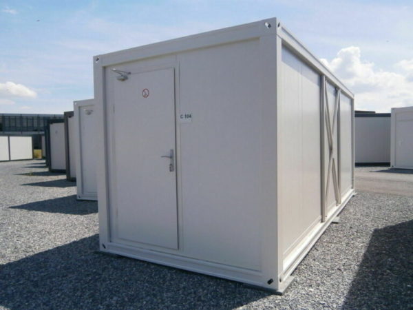Sanitary container, shower container, toilet container 15 m² used